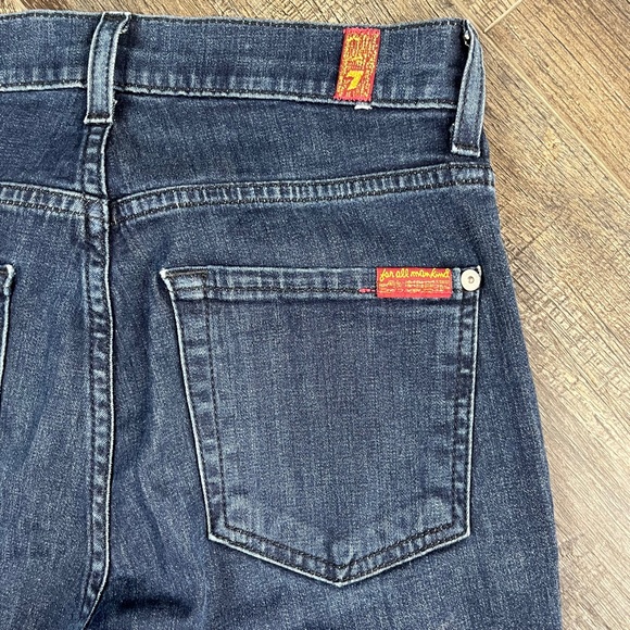 7 For All Mankind High Waist Skinny Jeans Pants Denim ((size 25)) - Picture 3 of 8